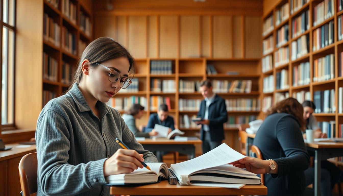 University campus and scholarly environment in Zurich