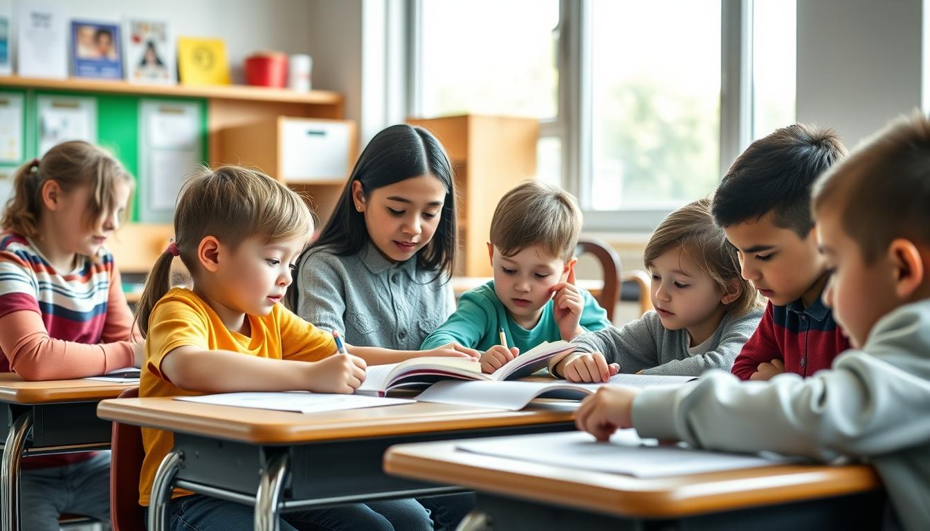 Student preparing for exams with study materials